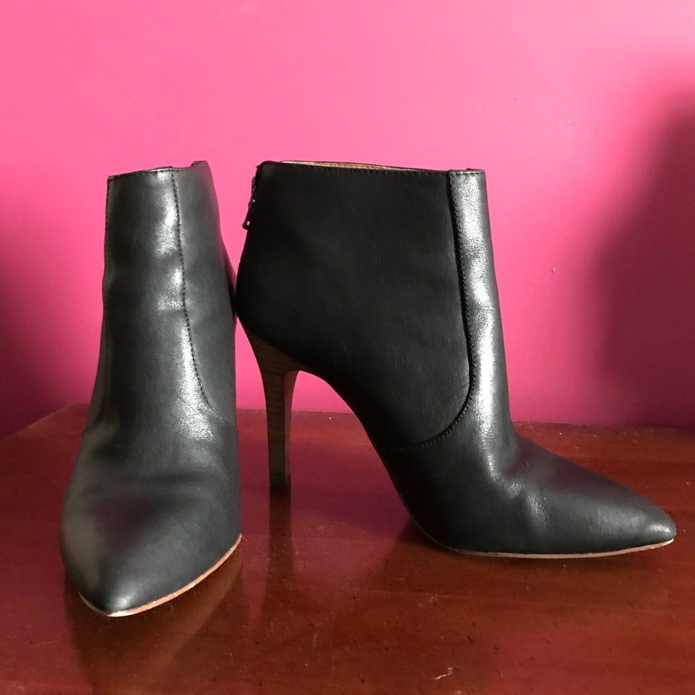 Madewell Leather Ankle Stiletto Boots